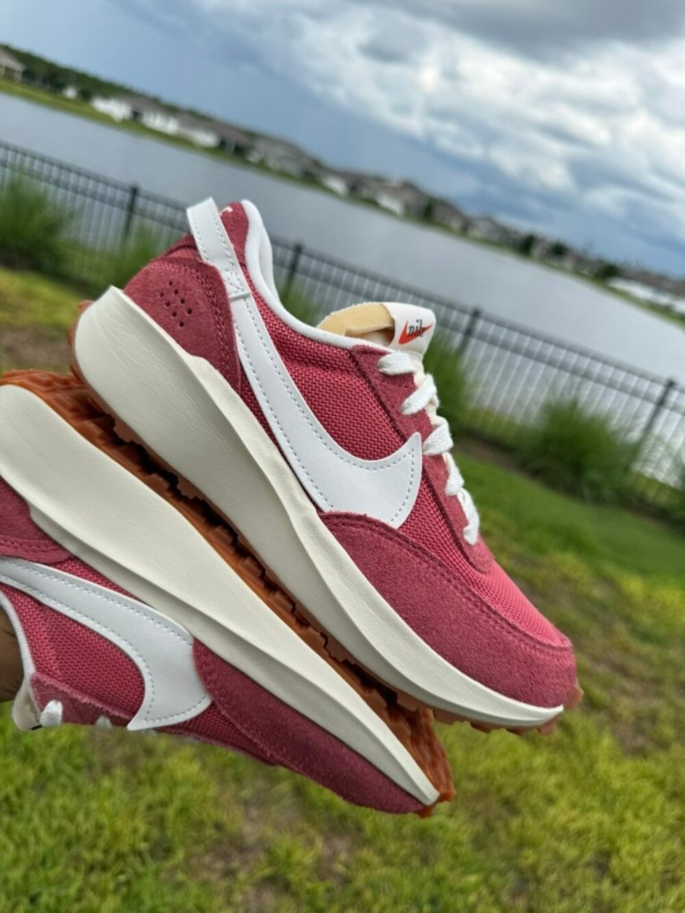 6 WOMEN'S NIKE WAFFLE DEBUT VINTAGE ADOBE DX2931-600 SNEAKERS SPORTSWEAR